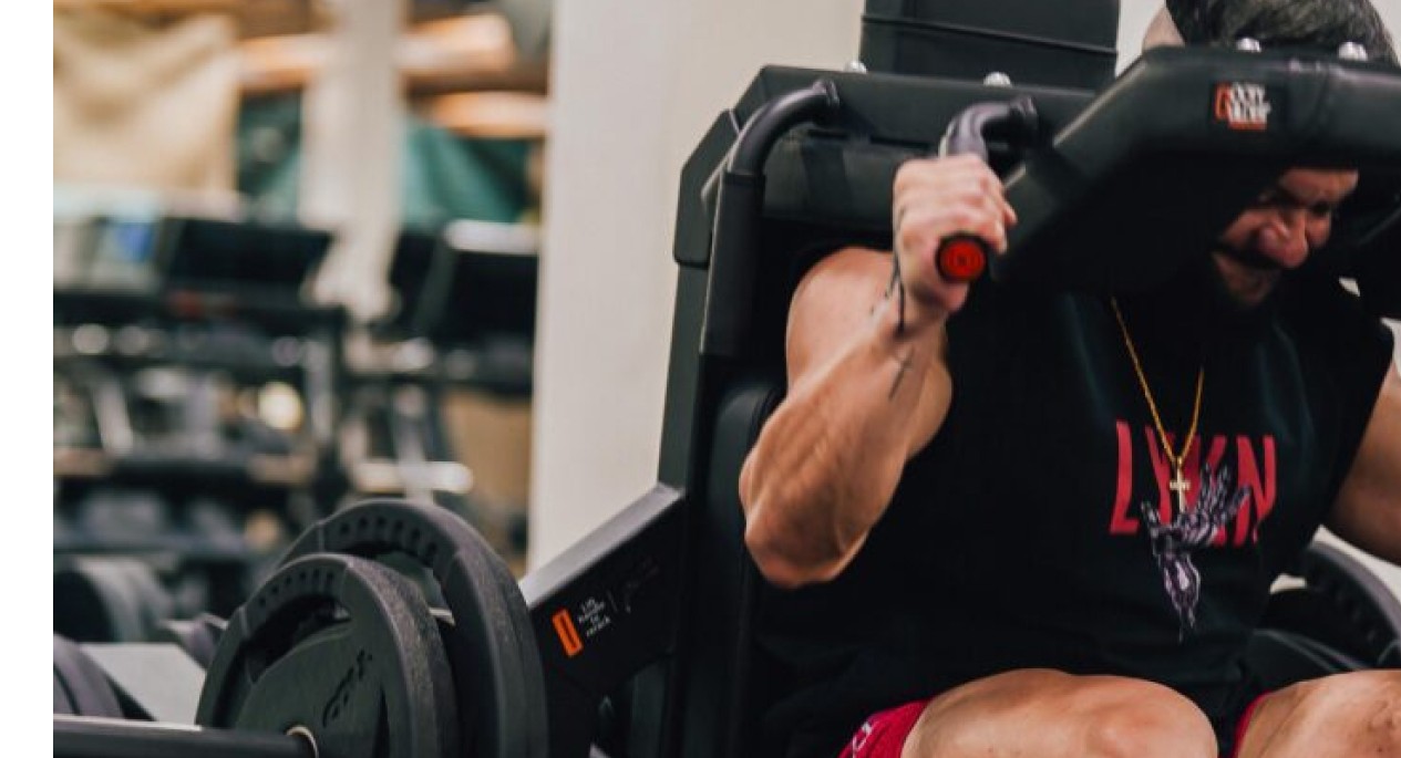 Entrenando en el gimnasio