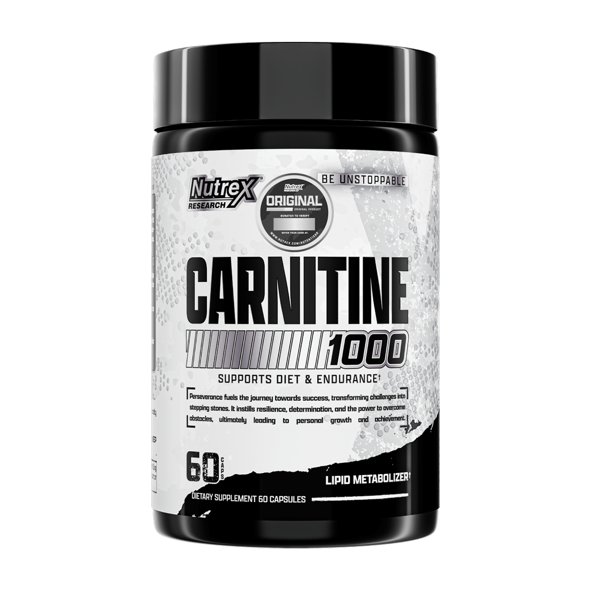 L cartinine 1000 Nutrex quemador de grasa 60 caps